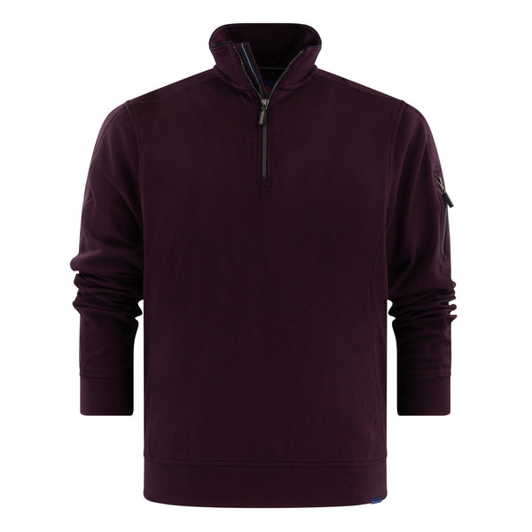 523135 Sweater con cremallera