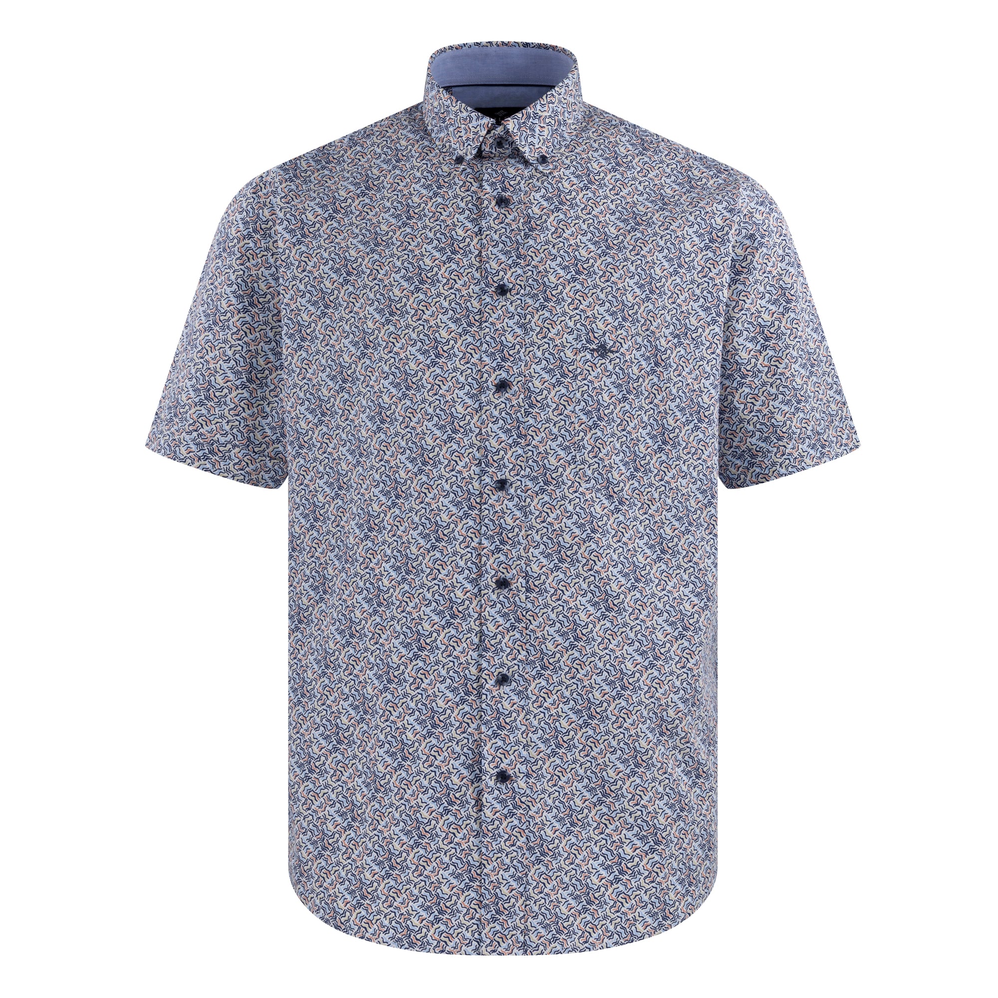 Printed Short-Sleeve Shirt 616675