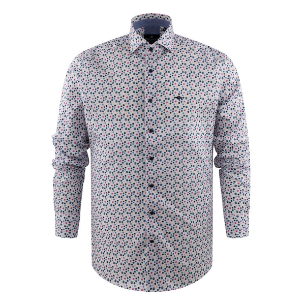 Camisa estampada slim fit 517822