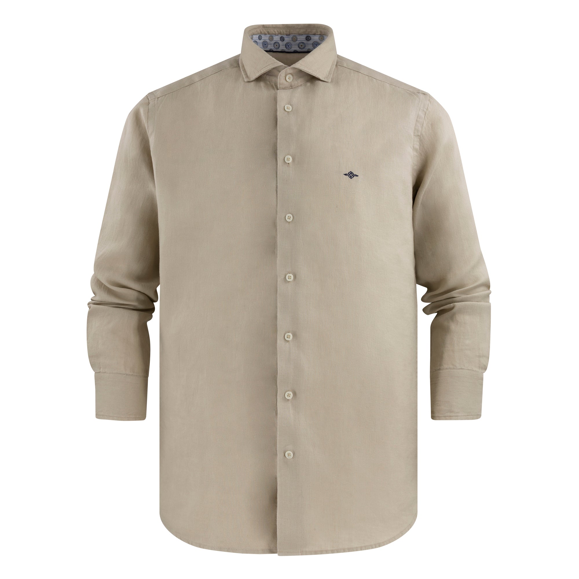 Row Long Sleeve Linen Shirt 617811