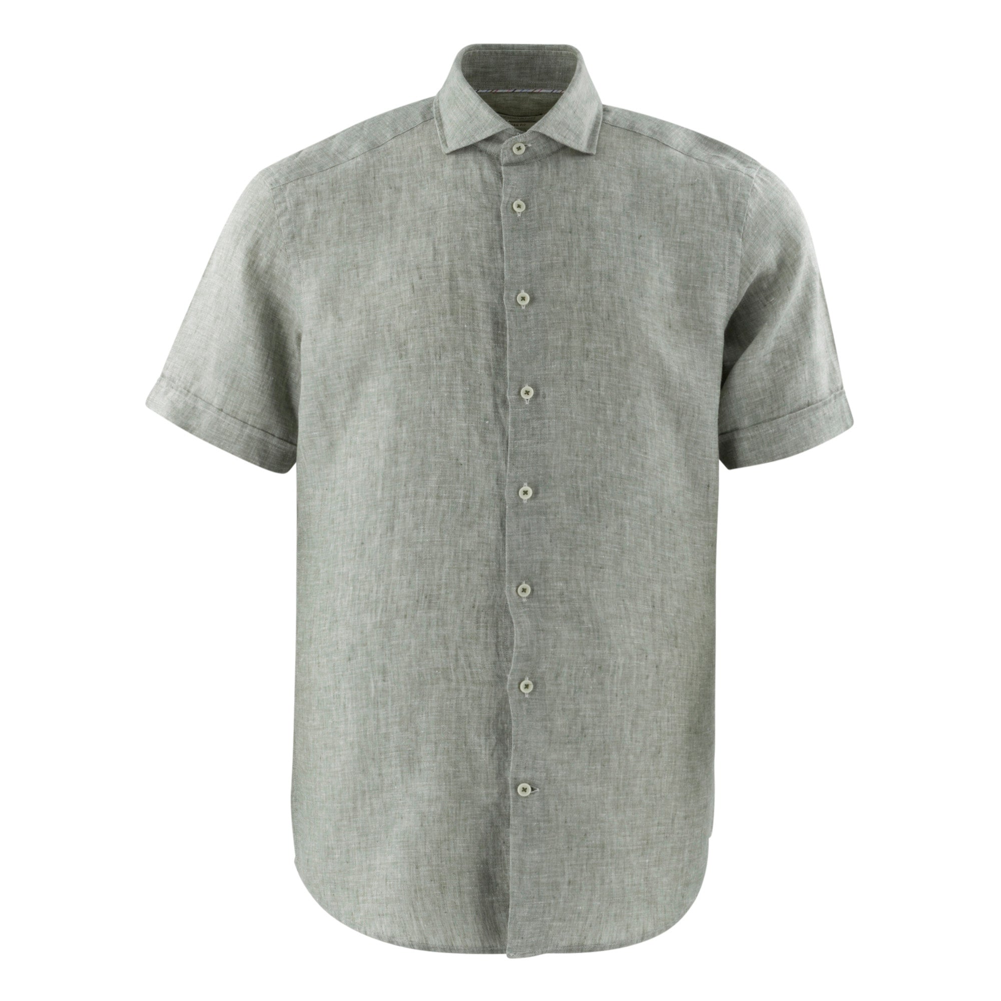 Camisa de lino modern fit 416800