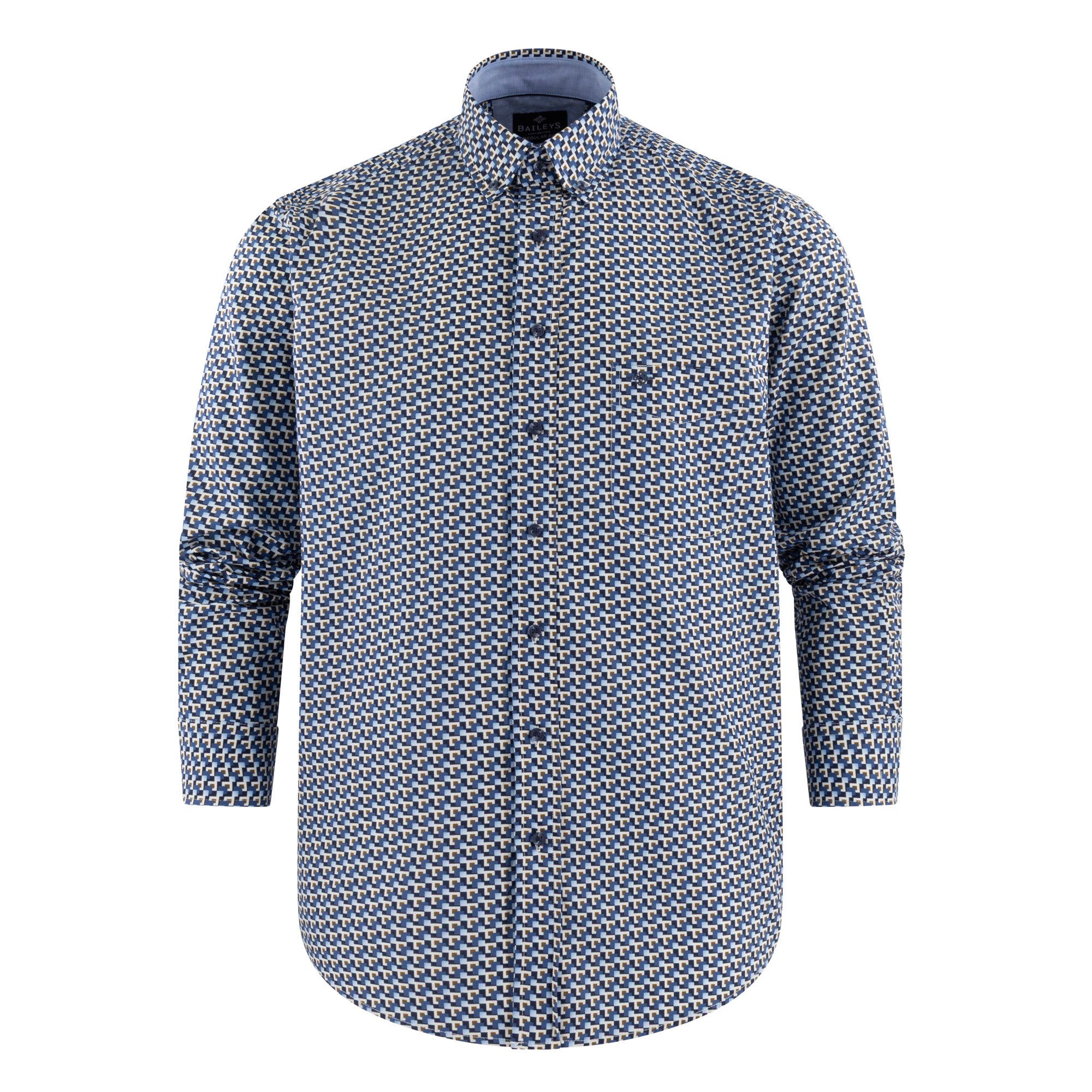 527690 Camisa manga larga regular fit