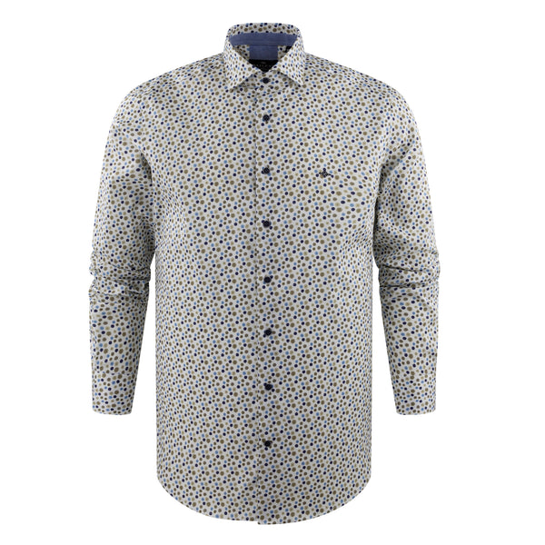 Camisa estampada slim fit 517822
